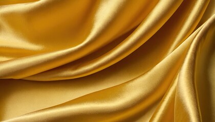 Fototapeta premium Gold silk folded fabric 1