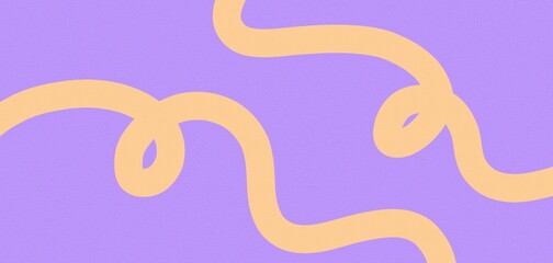 Summer background with bright purple and beige waves