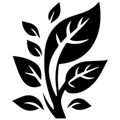 Modern summer leaf illustration for beautiful artistic concept