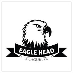Eagle Head Silhouette Vector illustration