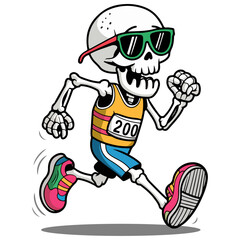 A Cartoon Running marathon game