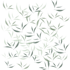 seamless background with leaves