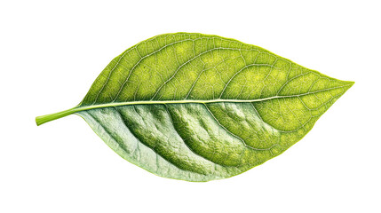 Obraz premium Another green leaf, simple shape, crisp edges,