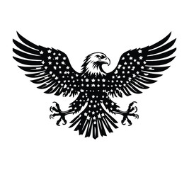 Fototapeta premium eagle with wings