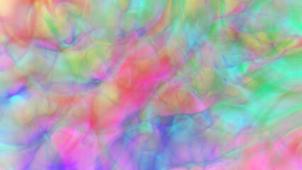 Pattern folds of light shiny silk, like foil or metallic surface in full screen. Clean fabric background. Simple soft background smooth folds black yellow green, pink