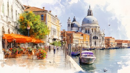 Venetian Sepiatone Chaos: Modern Art Oil Painting with Rich Details and Soft Lighting Aesthetic