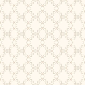 Seamless pattern of isolated pictures in the Bridgerton style. Aesthetic, whimsical regency line art style. Perfect for wedding designs.