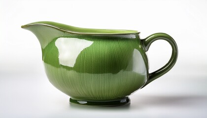 green  ceramic jug