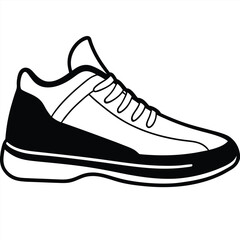 sport shoes isolated on white