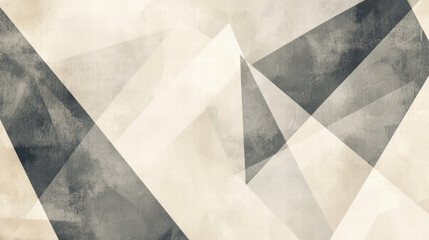 Geometric Harmony: A captivating abstract composition of overlapping geometric shapes. Evoking feelings of balance and form.