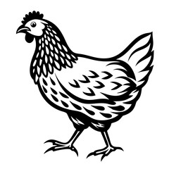 Chicken silhouette