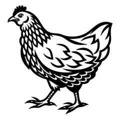 Chicken silhouette
