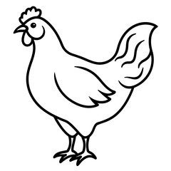 Chicken silhouette