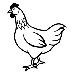 Chicken silhouette