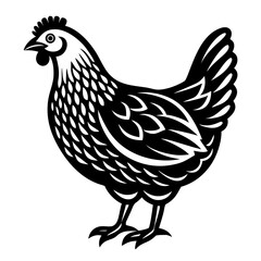 Chicken silhouette