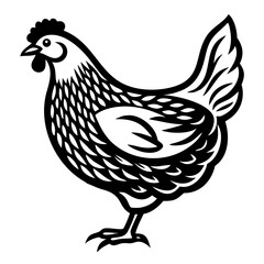 Chicken silhouette