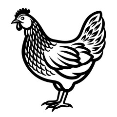 Chicken silhouette