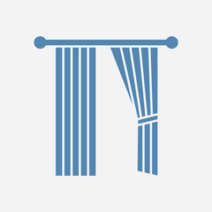 Curtain trendy elegant abstract vector illustration colorful useful design