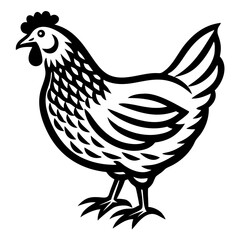 Chicken silhouette