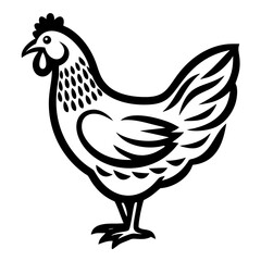 Chicken silhouette