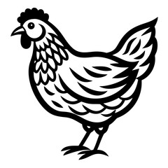 Chicken silhouette