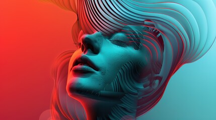 Tech - Style Poster Background: Igniting Creativity with Futuristic Visuals and Digital Aesthetics