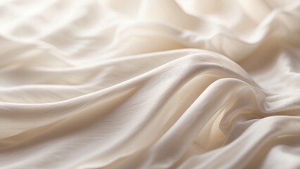 abstract background with wavy lines in white and light blue tones