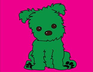 Surreal Artistic Dog Head Portrait: Whimsical Canine Fantasy Art
