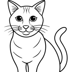 vector illustration of a cat