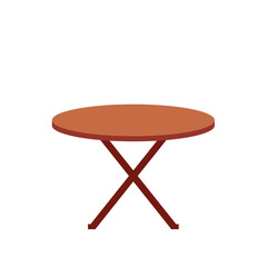 Wooden table vector. Table for cafe and home decor furniture, dining kitchen desk, restaurant and coffee tables. vector illustration.