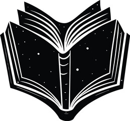 open book with heart