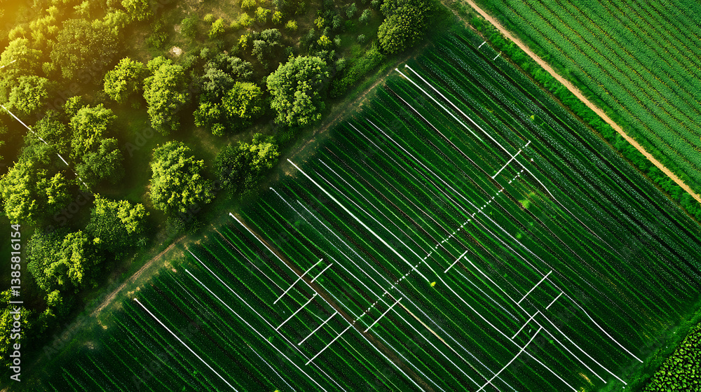 Poster an ai powered system improving precision agriculture by analyzing soil health, crop performance, and