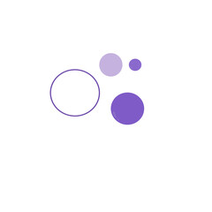 abstract purple circle