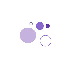 abstract purple circle
