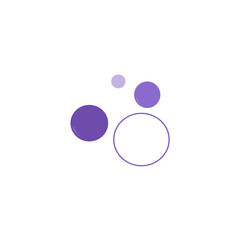 abstract purple circle