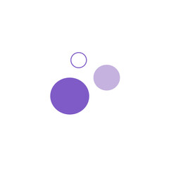 abstract purple circle