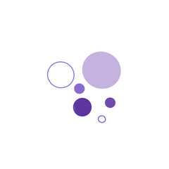 abstract purple circle