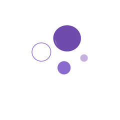 abstract purple circle