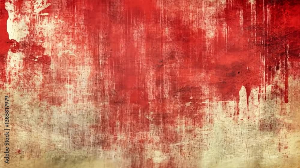 Poster abstract grunge background texture with red and beige tones, perfect for artistic designs and creati