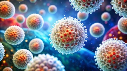 Microscopic View of White Blood Cells in Urine Sediment