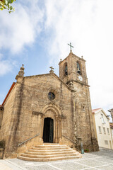 Saint Mary of the Door mother church in Melgaço, Alto Minho Subregion, district of Viana do Castelo, Portugal 