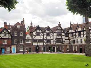 Houses at the Tower of London complex, city of London
