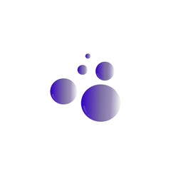 abstract purple circle