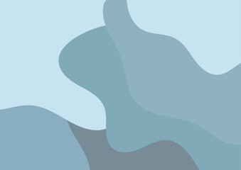 Simple abstract wave soft blue background