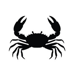 red crab on white background