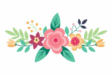 floral background with flowers