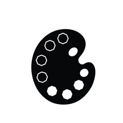 black and white circle