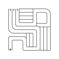 labyrinth, puzzle, rebus