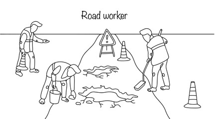 Road worker