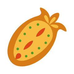 Fougasse France Cake Vector